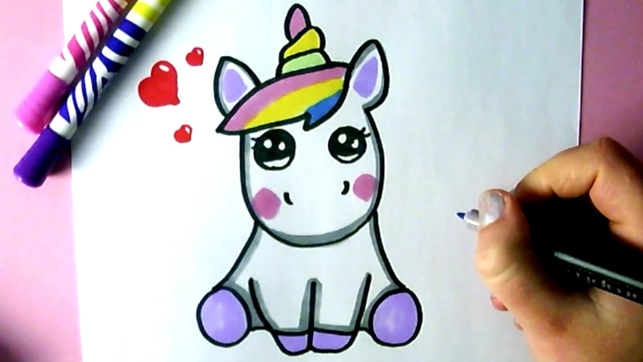 How To Draw A Cute Unicorn