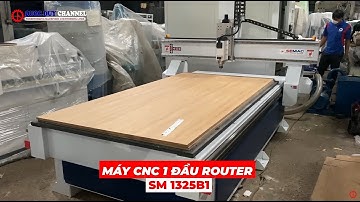 Vận hành máy cnc router 1 đầu SM 1325B1 khắc chữ cực đẹp #quocduy  0903600113