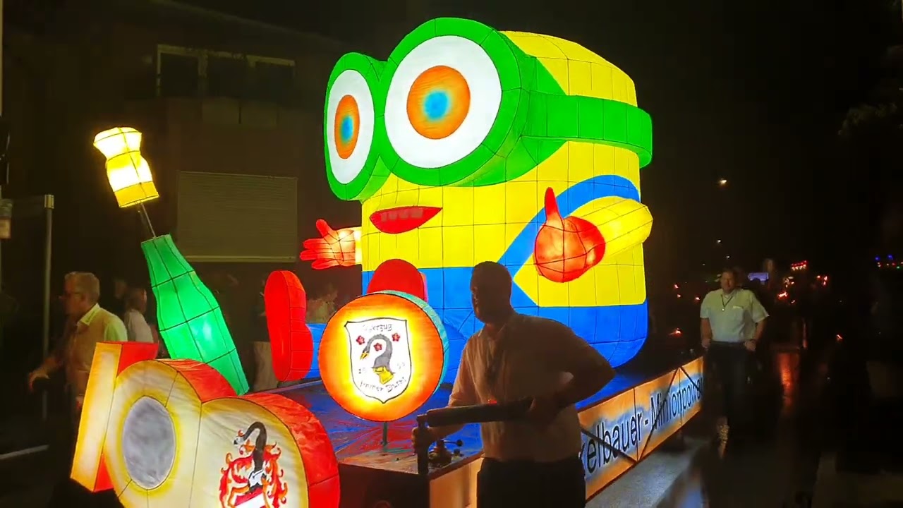 100 Jahre Schützenfest in Wevelinghoven - Fackelzug am 17.8.2024