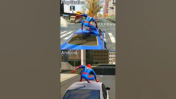 Marvel's Spider-Man PS5 vs Android | Car Chase