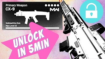 FASTEST WAY TO UNLOCK CX-9 SMG! (SERAC SMG)
