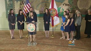 Gov. Ron DeSantis Makes Announcement In Miami