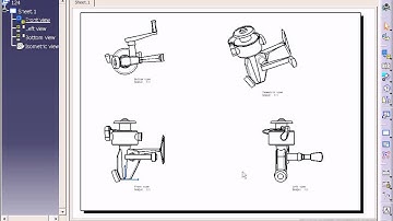 Catia V5 Tutorial-124 Drawing Display