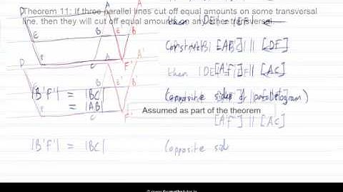 2015 Paper 2 Question 6(b) Theorem 11 - Leaving Cert Higher Project Maths