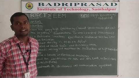 ELECTRICAL ENGINEERING MATERIALS,BY-Er. UMESH CHANDRA PRUSTY | CONDUCTING MATERIALS | PART - 3