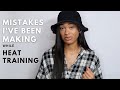Mistakes I've Made Heat Training | Why Your Hair Isn't Growing | Straight Hair Natural