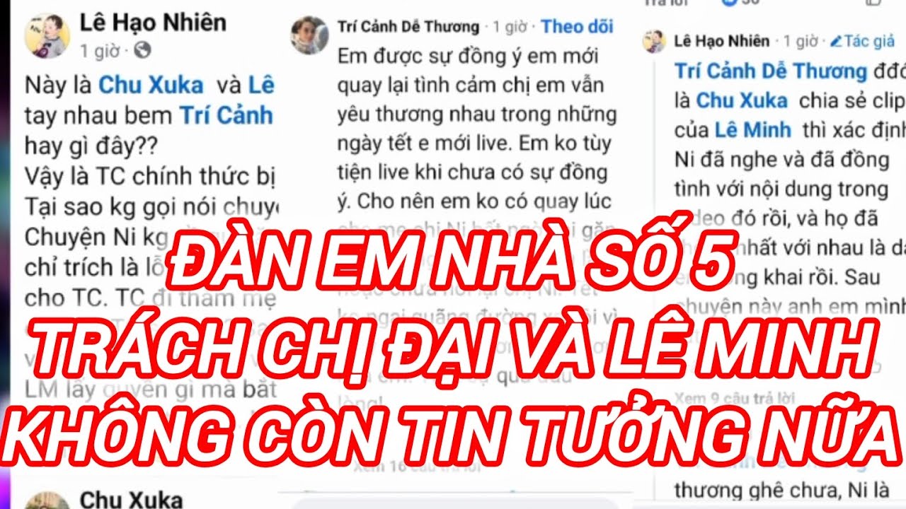  Trí Cảnh, Hạo Nhiên đau lòng vì chị Đại.. bất ngờ quá 