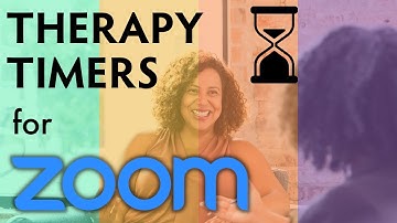Therapy Timers for Zoom for a Gentle Reminder #zoom #zoomtimers #feisworld