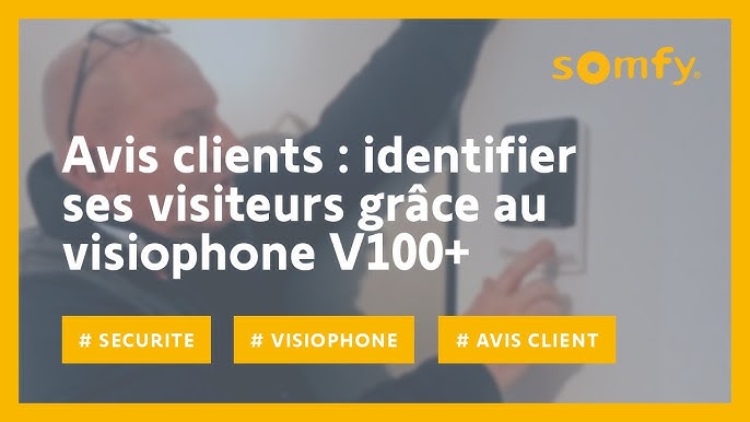 Somfy - Grâce au Visiophone V600, identifiez vos visiteurs