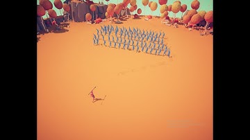 I try beat TABS campaign using only ONE unit! Spears level #games #tabs #fun #challenge