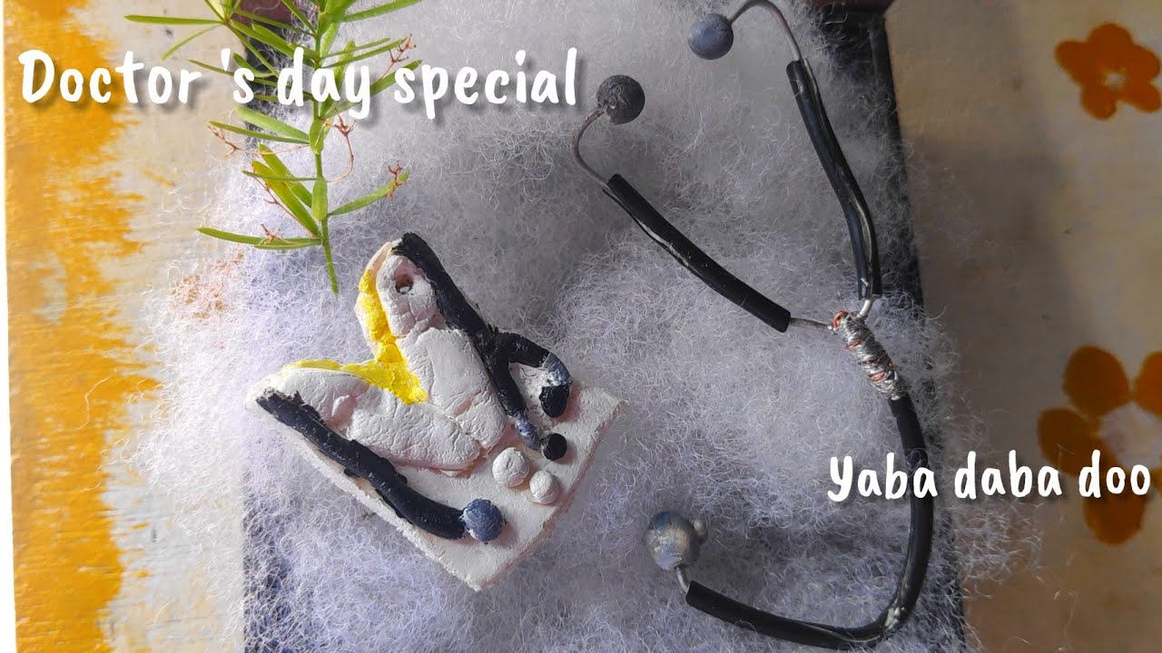 DOCTOR's DAY crafts | keychain | airdry clay ideas | thankyou doctors | மருத்துவர்கள்தினம் |thankyou