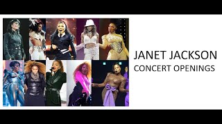 Janet Concert Openings - Which one is your favorite?