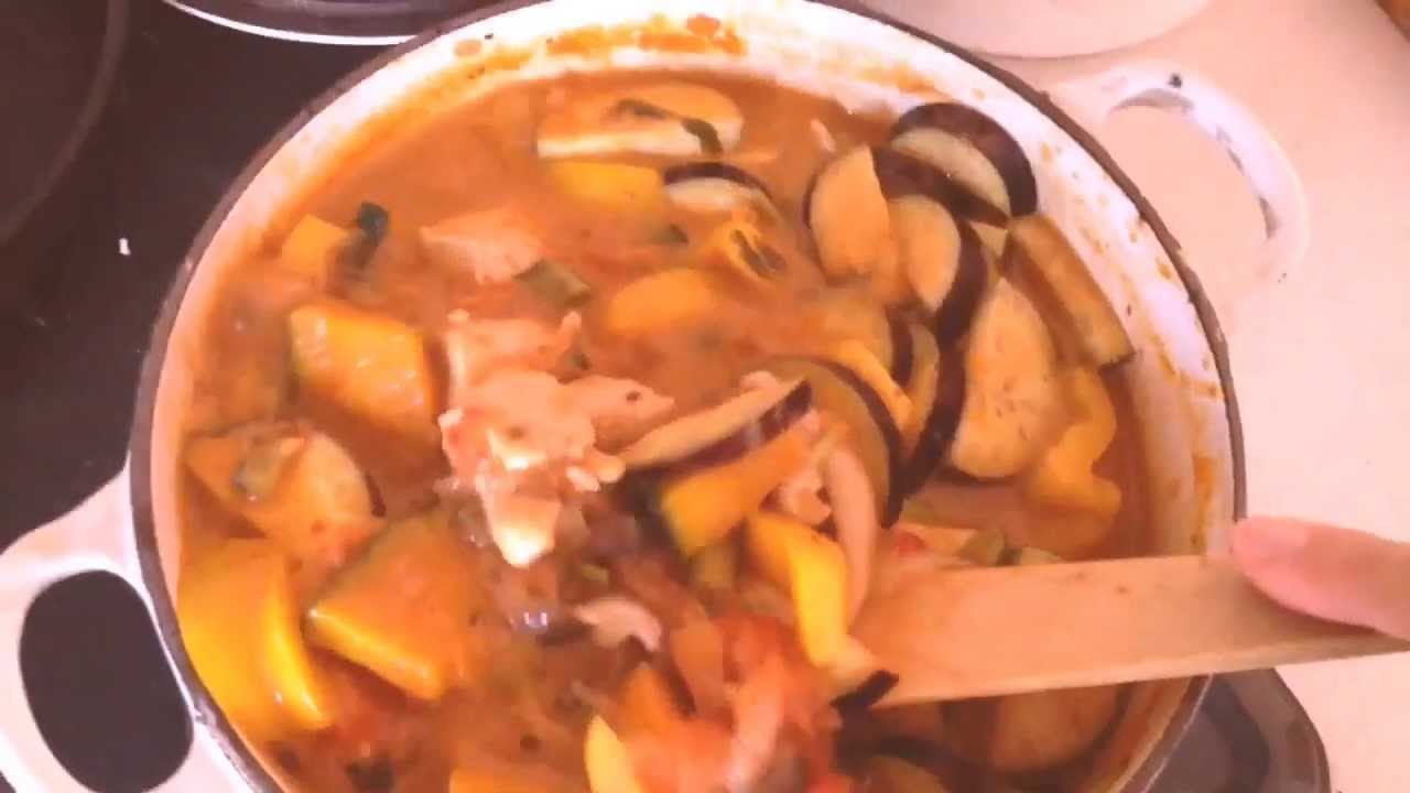 I made Thai yellow curry again. - YouTube