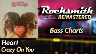 Heart - Crazy On You | Rocksmith® 2014 Edition | Bass Chart