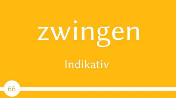 Ist zwingen ein Verb?