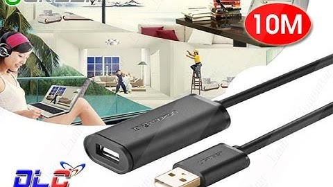 Cáp nối dài 10M USB 2.0 mạ vàng cao cấp chính hãng Ugreen 10321