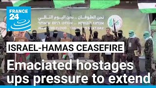 Details Pressure mounts on extending Gaza ceasefire as details on emaciated hostages emerge • FRANCE 24 Guide