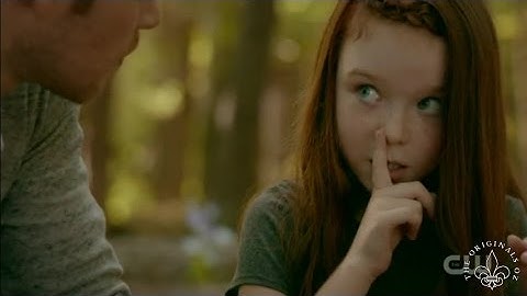 The Originals 4x03 Hope shows Klaus her power "shh don