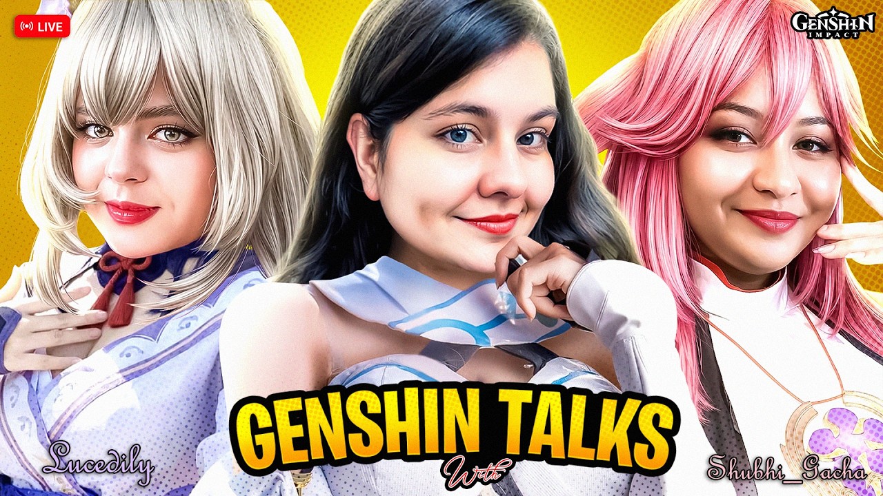 🔴SPECIAL GENSHIN MERCH REVEAL LIVE WITH  @lucedily @shubhi_gacha & SURPRISE GUEST #genshinimpact