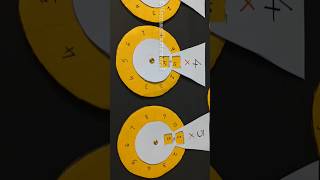Multiplication table wheel , Easy to study multiplication, Teaching learning material, Shorts