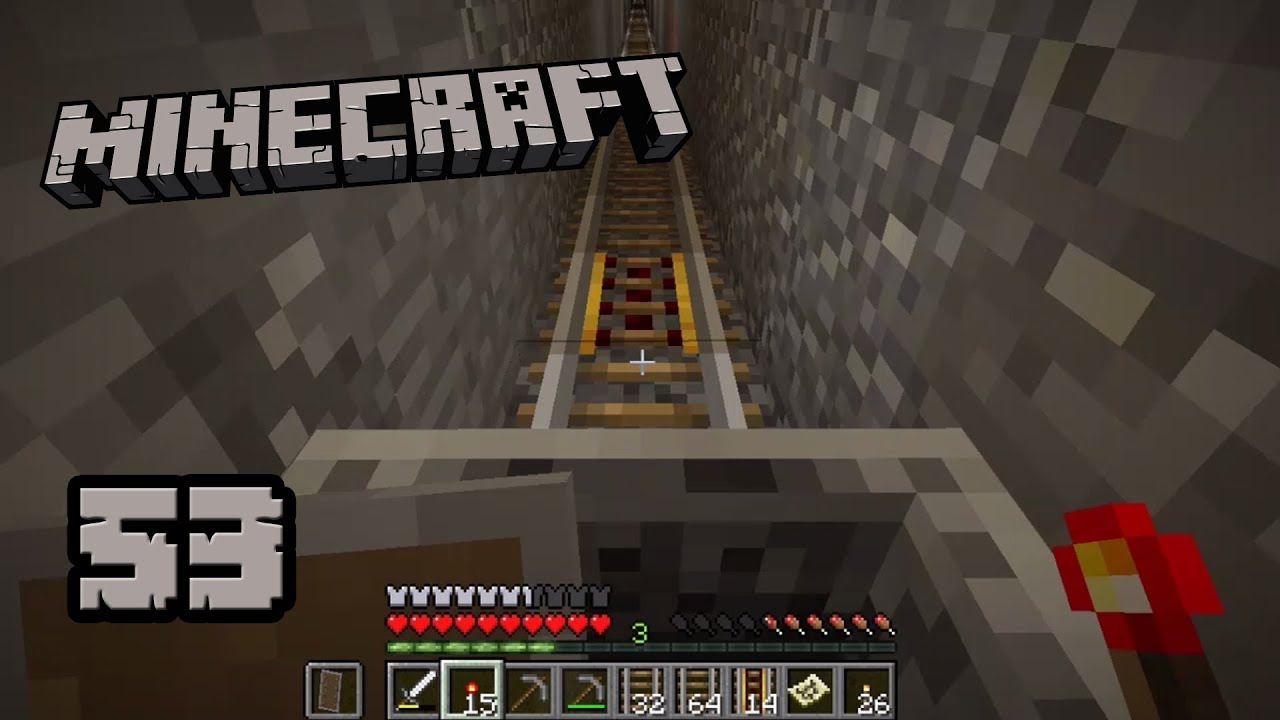 gaming logo Mining Straight Ahead - 53 - MINECRAFT - Survival (No Commentary)