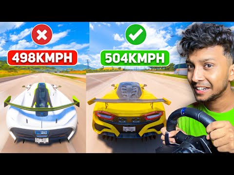 THIS SUPER CAR IS FASTER THAN JESKO! [504 KMPH] 😱  Hennessey F5 – Forza Horizon 5 | LOGITECH G29