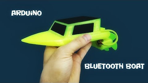 How to Build a Wireless Boat Using a 3D Printer , Arduino nano , l298 module