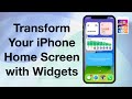 Transform Your iPhone Home Screen with Widgets Only