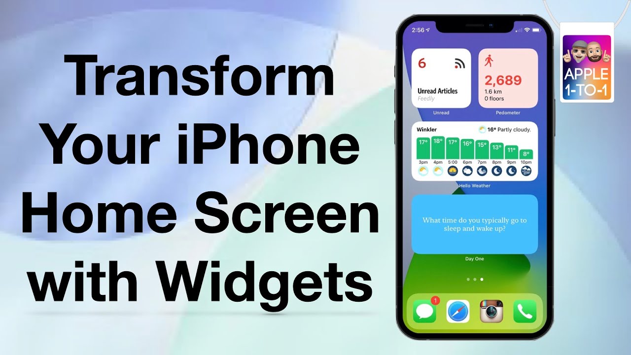 Transform Your iPhone Home Screen with Widgets Only - YouTube