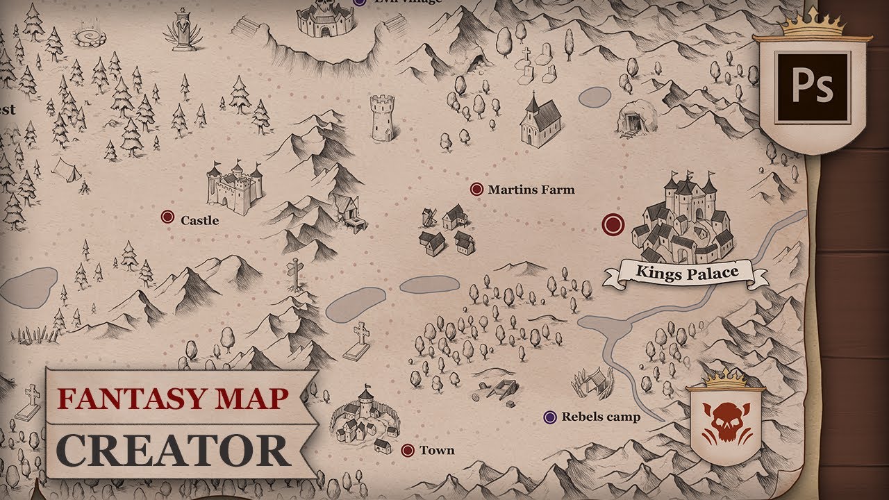 Fantasy Map Creator Teaser - YouTube