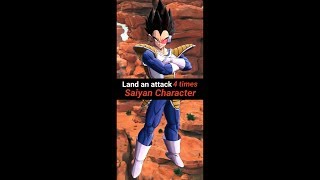 DB Legends - Land an Attack 4 times with a Saiyan Character