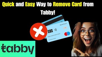 How to remove card from tabby | How do I remove a card payment from Tabby for business.