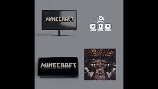 Minecraft pc vs minecraft mobile controls☠️...
