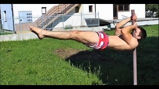 BEST STREET WORKOUT EXERCISES - DRAGON FLAG TUTORIAL (HD)