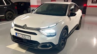 Yeni CITROEN C4 2021 - geceleri hızlı gezinti (LED ışıklar, dış ve iç aydınlatma) Resimi