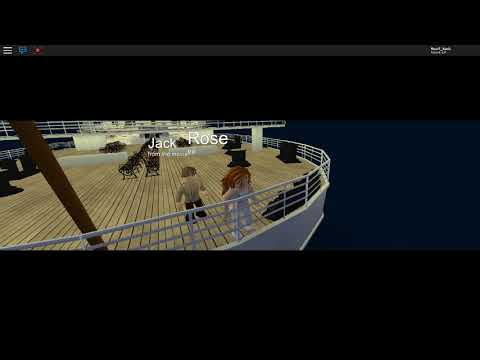 Rose Jump Scene Roblox Titanic Part 1 Youtube