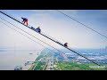 Chinese engineers freaked out. The highest bridge in the world.