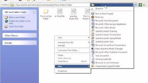 Advanced Features In Windows XP - How To Cut And Paste In Windows