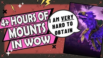 4+ Hours of Facts About Mounts to Fall Asleep to