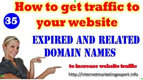 How to Get Traffic To your Website buy expired domains|recently expired domains, Related