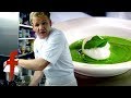 Gordon Cooks Watercress Soup Finished With A Poached Egg | The F Word