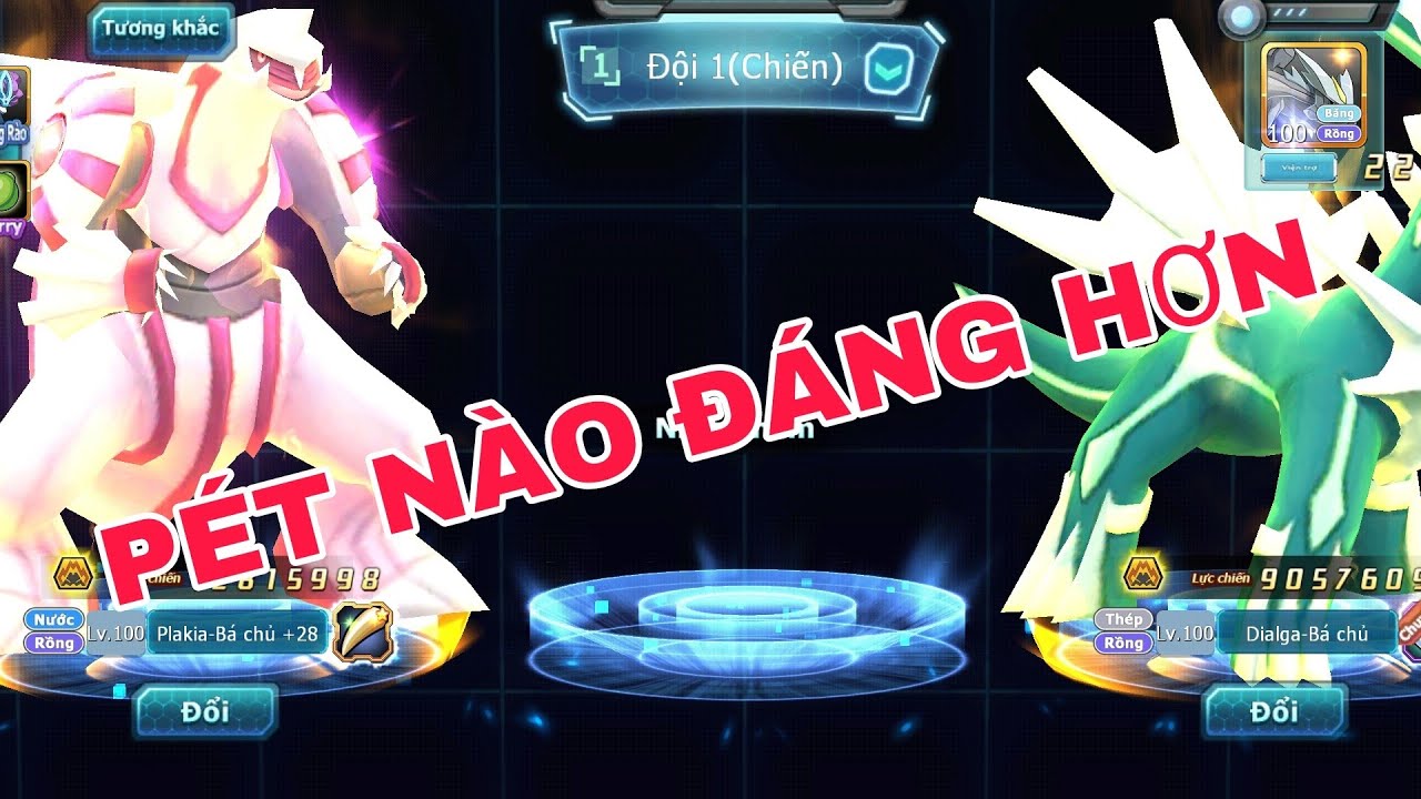 POKE ĐẠI CHIẾN | PALKIA BÁ CHỦ HƠN DIALGA BÁ CHỦ SO SÁNH  NÊN CHƠI DAM CHÍNH??? VÀ THỜI TIẾT POKE