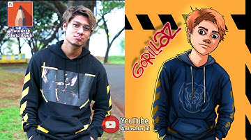 How to make a Gorillaz Style Anime Cartoon in Autodesk Sketchbook Pro Android