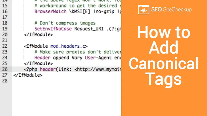 How to Add Canonical Tags