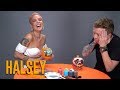 Halsey Destroys JoJo In Pumpkin Painting Contest #NationalPumpkinDay