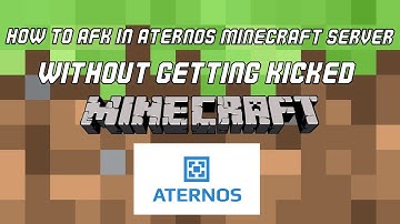 AFK IN MINECRAFT ATERNOS SERVER WITHOUT GETTING KICKED!!!
