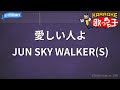 【カラオケ】愛しい人よ/JUN SKY WALKER(S)