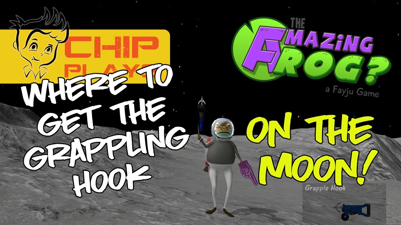 Amazing Frog How to get the grappling hook on the moon YouTube