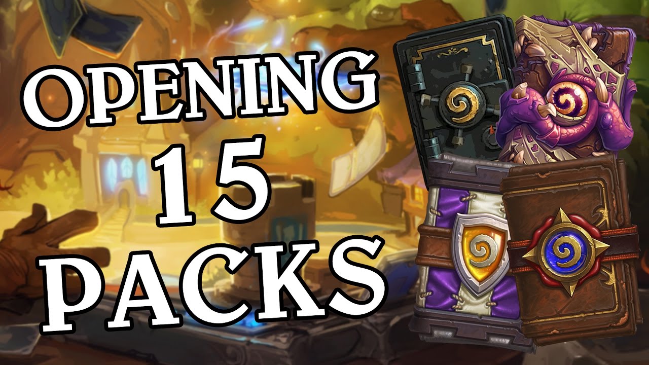 Opening 15 Packs - Hearthstone