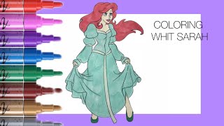 Ariel | Disney Princess |  Coloring Pages